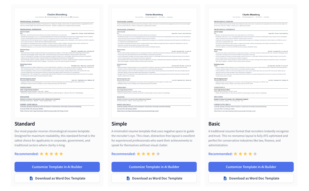 rezi templates